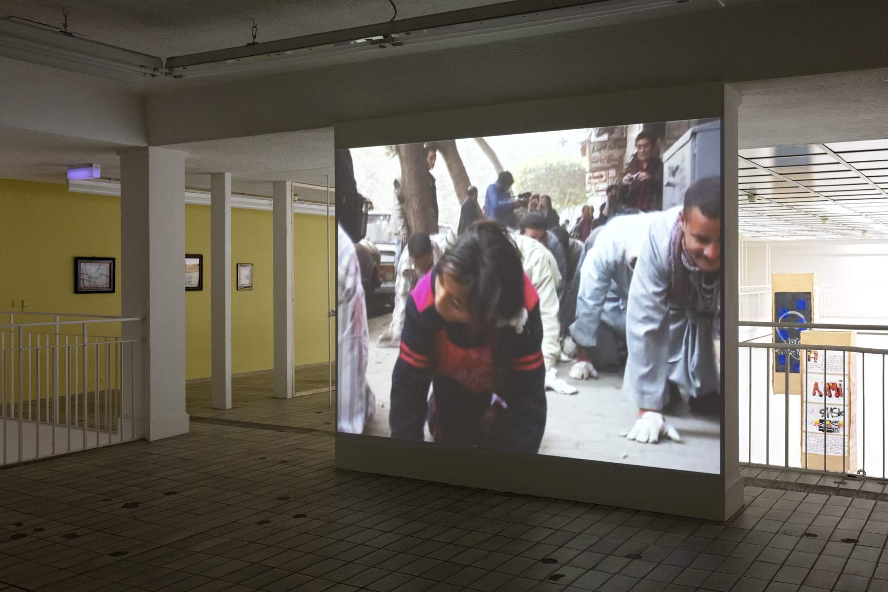 Amal Kenawy, SILENCE OF THE SHEEP, 2009, Ausstellungsansicht Kunstverein Freiburg
Foto: Gina Folly, © Biennale für Freiburg 2