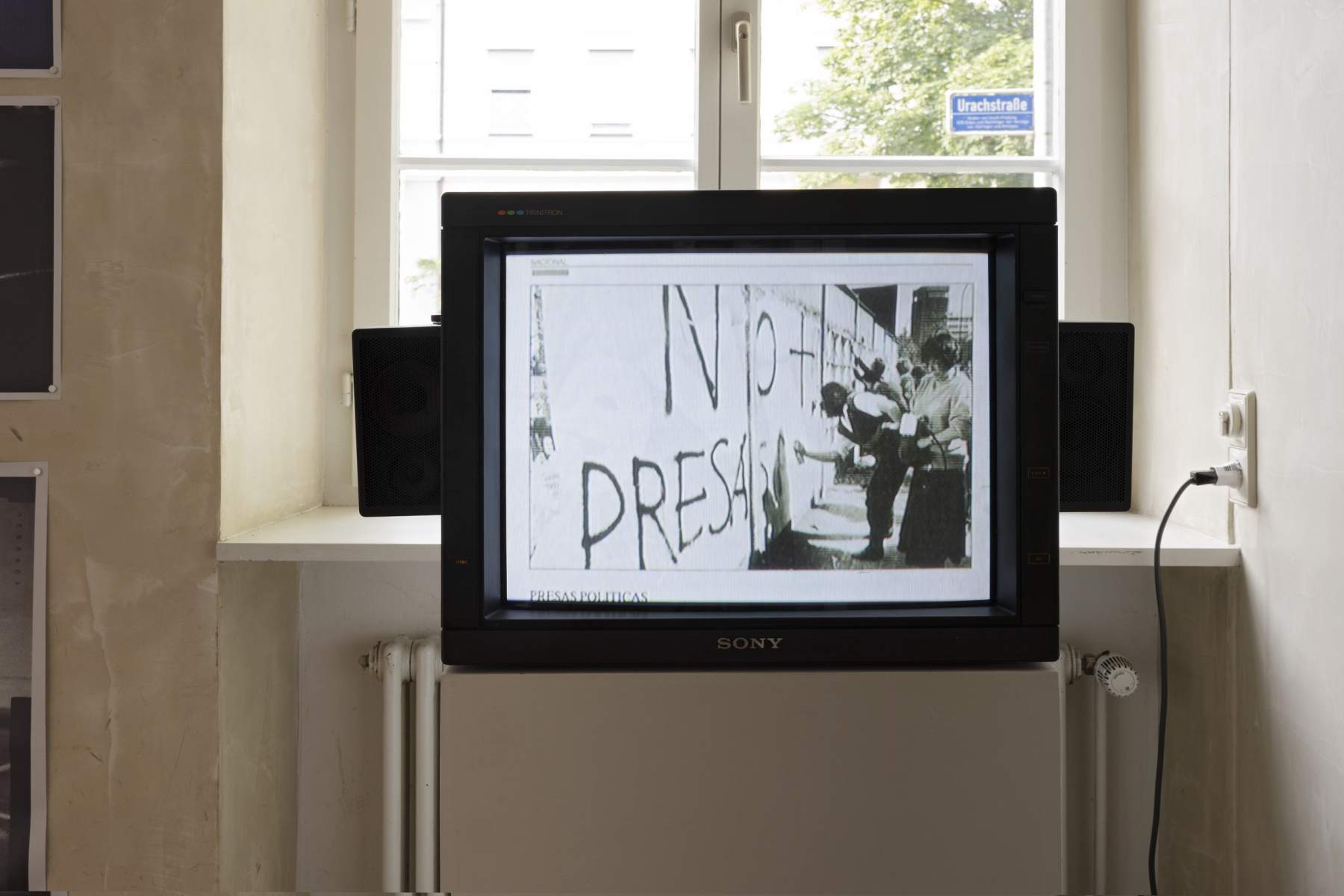 CADA, VIDEO-ACCIÓN: SOBRE ARTE Y POLITICA / NO+, ca. 1983
Foto: Gina Folly, © Biennale für Freiburg 2