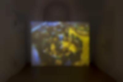 Lotty Rosenfeld, UNA HERIDA AMERICANA, 1982, Ausstellungsansicht Kommunales Kino
Foto: Gina Folly, © Biennale für Freiburg 2