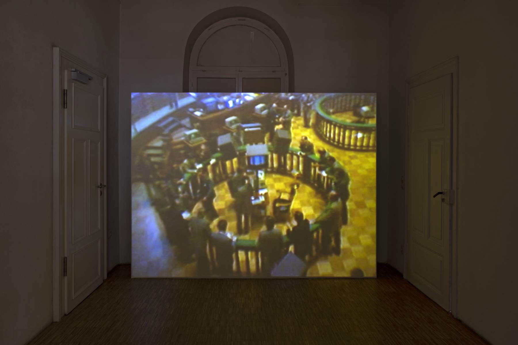 Lotty Rosenfeld, UNA HERIDA AMERICANA, 1982, Ausstellungsansicht Kommunales Kino
Foto: Gina Folly, © Biennale für Freiburg 2