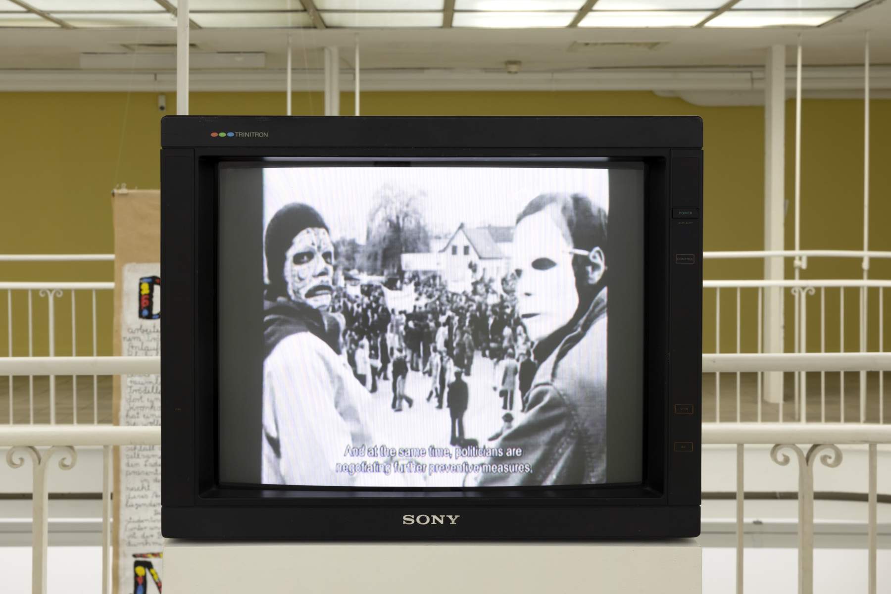 Medienwerkstatt Freiburg, NACHRICHTEN ÜBER EINE VERÄNDERUNG, 1981, Ausstellungsansicht Kunstverein Freiburg
Foto: Gina Folly, © Biennale für Freiburg 2