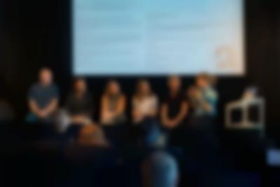Die abschließende Diskussionsrunde.
Foto: Sévérine Kpoti, © Biennale für Freiburg 2