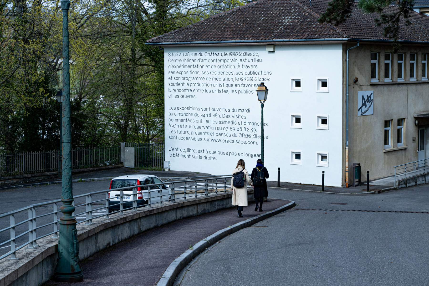 Auf dem Weg ins CRAC Alsace.
Foto: Sévérine Kpoti, © Biennale für Freiburg 2